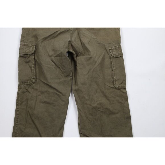 Vintage 90s Streetwear Mens 34x34 Faded Pleated Military Surplus Cargo Pants - Picture 11 of 12